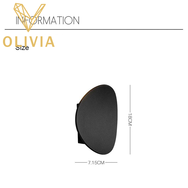 Outdoor Wall Light Aluminum Material High Quantity Waterproof Modern Style 5W