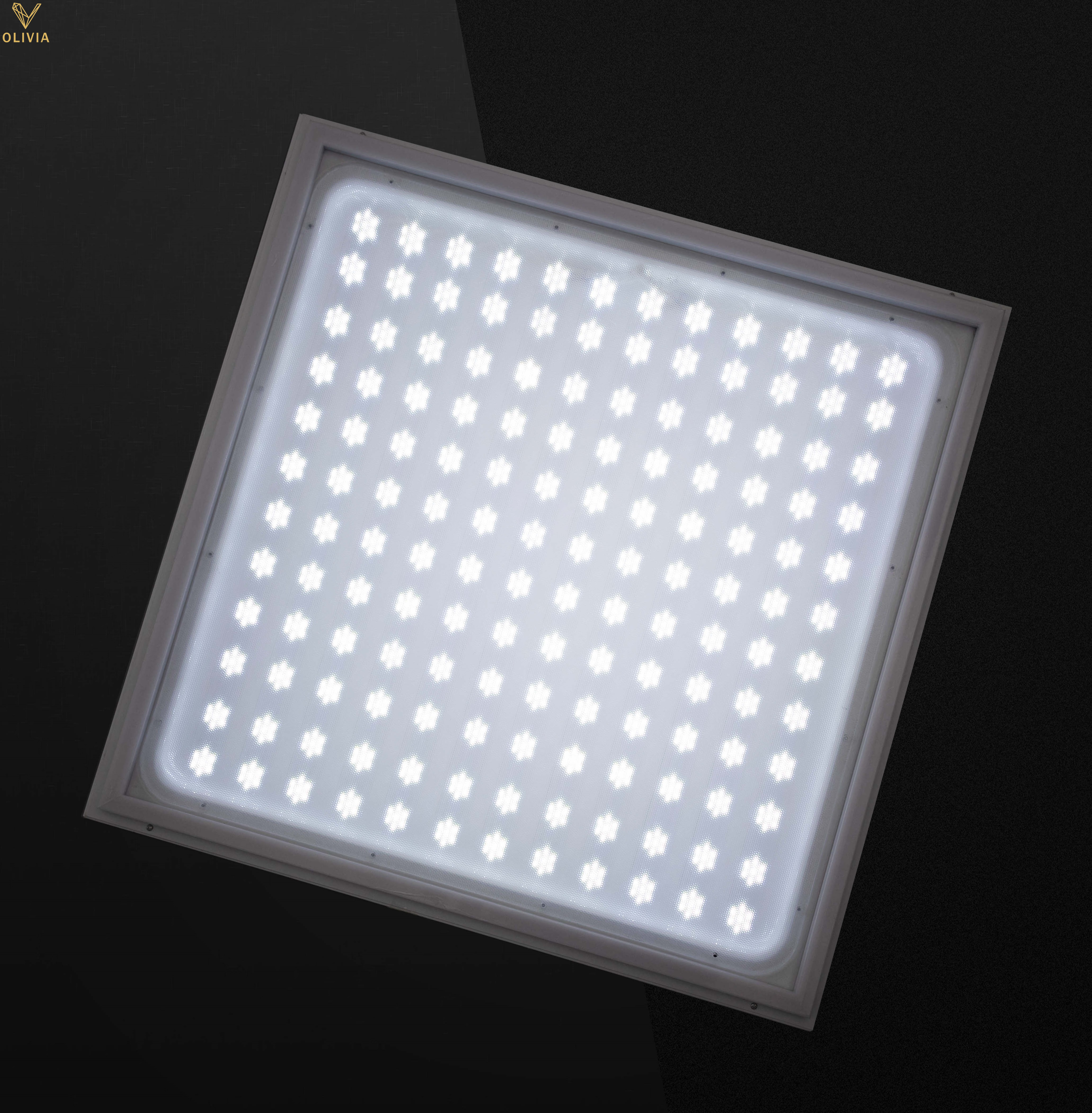 LED 3D Recessed mount ultra-thin Grille Panel Light