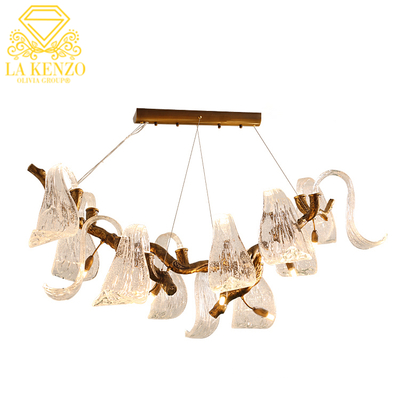 Italian Liquid Copper Leaf G9 Modern Pendant Lamp 