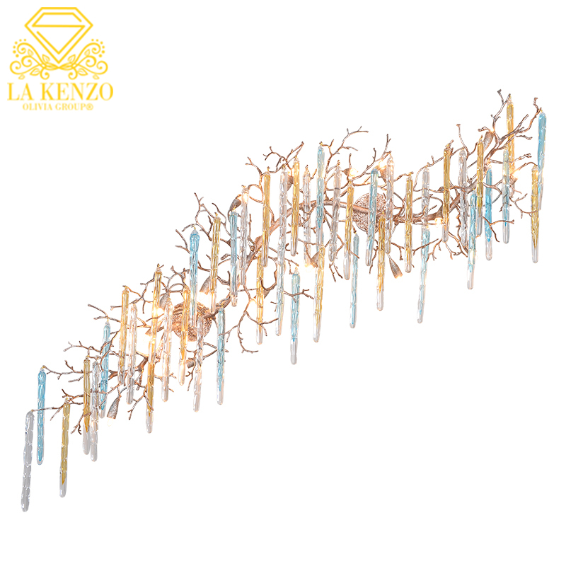 Italian Liquid Icicles Modern Wall Lamp 