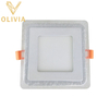Wholesale Plastic IP20 Double Color Slim Ceiling Recessed Led Light Bubble Panel Lamp SQ