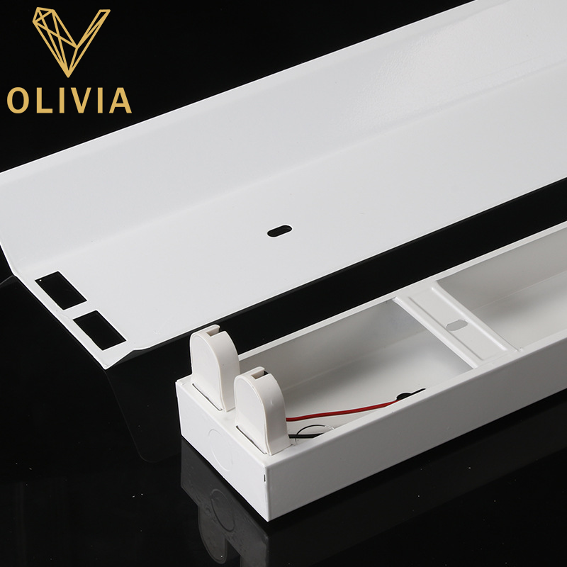 Single Double lamp holder lighting led t8 tube light fixtures B