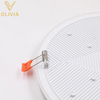  Frameless Wholesale Plastic IP20 Ceiling Recessed Home Led Light Panel Lamp Non-adjustable RND