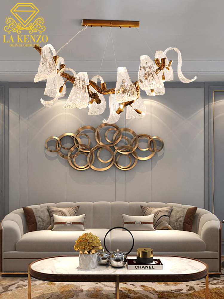Italian Liquid Copper Leaf G9 Modern Pendant Lamp 