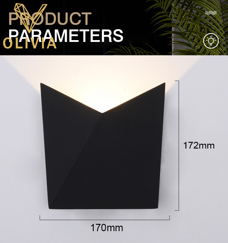 Modern Home Waterproof LED Wall Light 7W