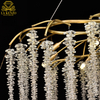 Italian Liquid Modern Lamp Crystal K9 Chandelier Luxury